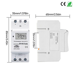 Minuteur numérique programmable 7 jours, relais de contrôle, <span class=keywords><strong>interrupteur</strong></span> minuterie CA 220V 230V 12V 24V 48V 16A 30A 40A - Product Image 6