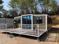 Contenedor Prefabricado Estándar Australiano JUJIU, Hotel Modular en Contenedor Plegable, Apartamento, Oficina, Edificio