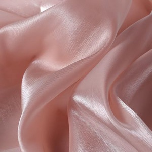 <span class=keywords><strong>Tissu</strong></span> Organza Léger et Respirant 100% Polyester Perlé Prêt à l'emploi, Collection 2023, Idéal pour Vêtements de Mariage Femme et Fille - Product Image 6