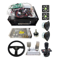 Machine de jeu d'arcade de conduite Dirty Driving, kit complet à monter soi-même, fonctionnement à pièces, simulateur de conduite vidéo, jeu de course automobile, kit d'arcade de simulation de course