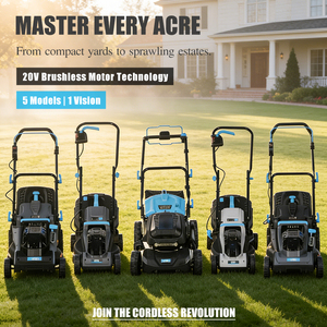 Cortadora <span class=keywords><strong>de</strong></span> Césped VORAN <span class=keywords><strong>de</strong></span> 6 Posiciones <span class=keywords><strong>de</strong></span> Altura Ajustable, Cortadora <span class=keywords><strong>de</strong></span> Césped Eléctrica sin Escobillas <span class=keywords><strong>de</strong></span> 380 mm, Mango <span class=keywords><strong>de</strong></span> Agarre Suave, Mantenimiento <span class=keywords><strong>de</strong></span> Máquinas <span class=keywords><strong>de</strong></span> Jardín - Product Image 2