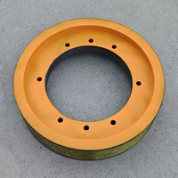 Poulie de traction géante pour ascenseur Kone GETM3.0F, machine sans engrenage, roue à câble métallique 400*5/6*10mm