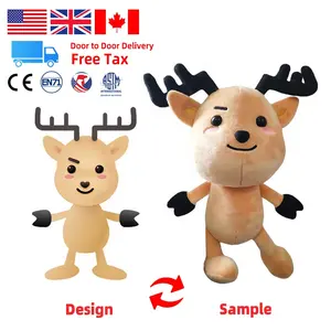 OEM ODM Service Custom Logo Plush Toy Stuffed Animal Dog Stuffed Plush Toy