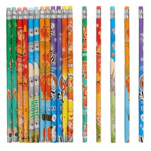 Cartoon Themed HB Pencils Standard Size Wooden School <b>Office</b> Supplies Digital <b>Printing</b> Safe For Kids Writing - Product Image 5