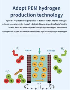 Máquina Integrada de Hidrógeno y Oxígeno de Alto Flujo de 3000 ml por Minuto con Alta Pureza - Product Image 4