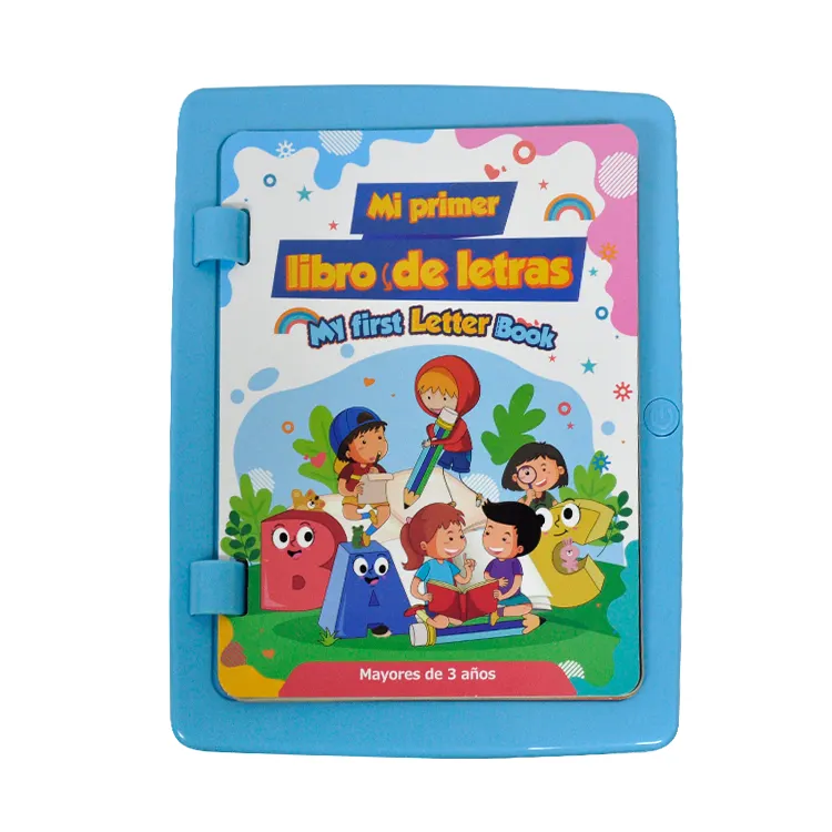 Bambini Pre scrittura Libro di attività Audibles Libro De Musical Para Ninos Borrar spirale Abc libri per bambini