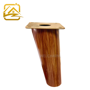 Wholesale 10–20cm Iron Wood Grain Slanted <b>Sofa</b> <b>Legs</b> <b>for</b> Cabinet and <b>Sofa</b> Support - Product Image 1