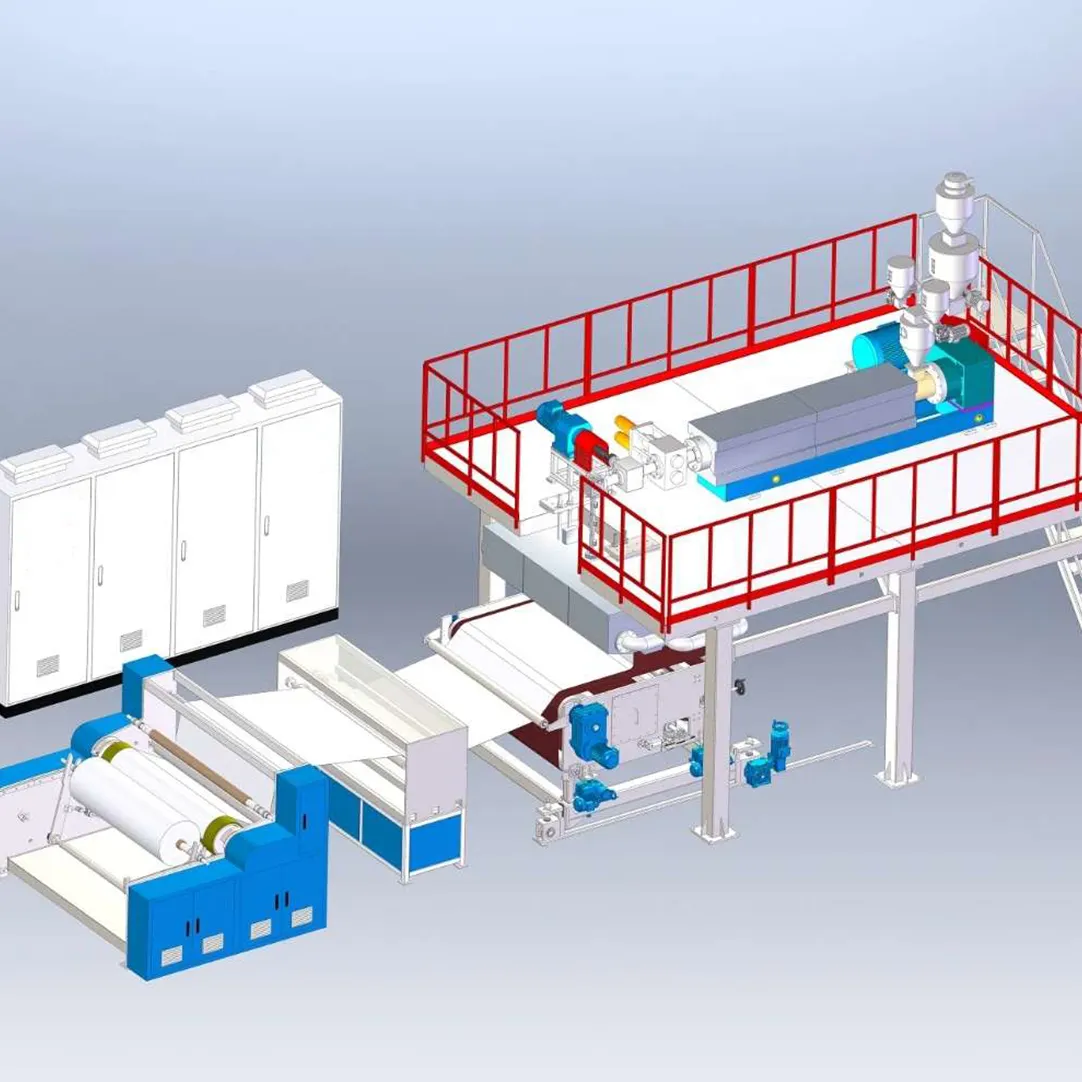 1.6m PP Melt-blown Tessuto Non Tessuto Linea di Macchine di Produzione