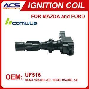 ชุดคอยล์จุดระเบิด UF516 1/4ชิ้นใช้ได้ E-150 F150คลับ250/350ลินคอล์นมัสแตง4.6L <span class=keywords><strong>V10</strong></span> V8 5.4L - Product Image 3