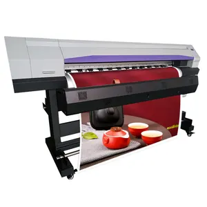 Teknologi Baru dan Kecepatan Tinggi 2.6M Gongzheng Thunderjet Printer Outdoor Inkjet Vinyl Sticker Mesin Cetak