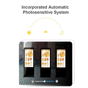 Ngoài trời 49 inch không thấm nước kỹ thuật số Bảng menu freesstanding thông tin Totem Android kỹ thuật số biển 2500 nits LCD quảng cáo đưa ra - Product Image 6