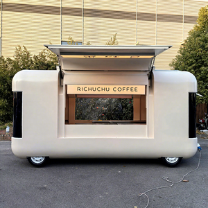 <strong>Used</strong> Street Fast <strong>Food</strong> <strong>Truck</strong> Coffee Cart Mobile Kitchen Hot Dog Ice Cream Trailer with Aluminum Fiberglass Construction for Sale - Product Image 1