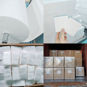 Marque privée 100 pièces 7,5*7,5 cm 100% coton, outil cosmétique, soin de la peau, coussinets carrés en coton doux pour le visage, coussinets démaquillants - Product Image 6