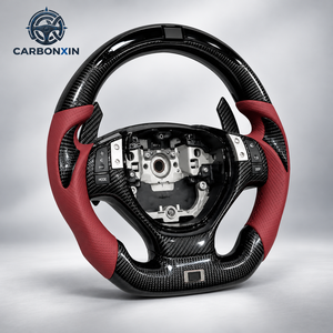 Volante Personalizado de Fibra de Carbono y Cuero para Lexus ES NX10 2014 a 2022 GS F10 2015 a IS250 IS350 2013 2020 Serie CT10 - Product Image 3