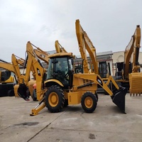 Mesin Kombinasi Kubota Diesel Backhoe Loader 4 Wheel Drive Digger dengan Efisiensi Tinggi Siap Ekspor