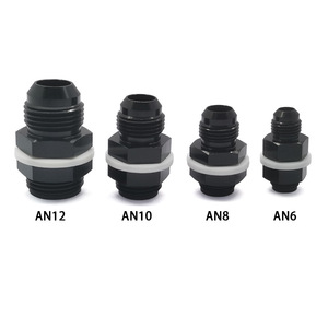 Conectores Adaptadores de Combustible AN6 AN8 AN10 AN12 de Metal Negro para Uso en Motores Automotrices - Product Image 4