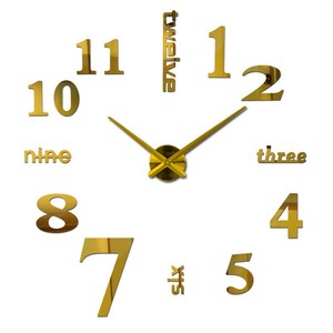 Decorazione della <span class=keywords><strong>parete</strong></span> di casa adesivo acrilico 3d adesivo acrilico orologio <span class=keywords><strong>da</strong></span> <span class=keywords><strong>parete</strong></span> grande orologio <span class=keywords><strong>da</strong></span> <span class=keywords><strong>parete</strong></span> moderno fai <span class=keywords><strong>da</strong></span> te 47 pollici - Product Image 6