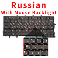 Clavier de remplacement pour ordinateur portable Lenovo ThinkPad X230S X240 X240S X250S X250 X260 X270, disposition SP/RU/US, 04X0180 04X0177 04X0215