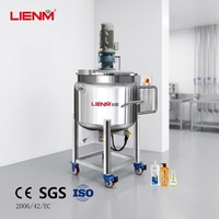 Machine de mélange personnalisée en acier inoxydable pour la fabrication de savon liquide, détergent et liquide vaisselle, avec cuve de mélange