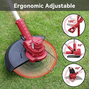 Chuỗi điện Tông đơ cho máy cắt cỏ & cỏ tông đơ Tuổi thọ pin dài sạc nhanh cỏ viền cắt cỏ dại - Product Image 4