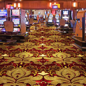 Colores amarillos y rojos Axminster Hotel Alfombra de pared a pared Alfombra de piso Alfombras de lujo de estilo Mordenas doradas - Product Image 4