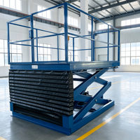 Plateforme élévatrice à ciseaux électrique fixe en acier inoxydable 1000 kg, vente directe usine