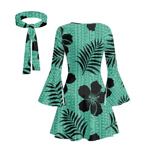 Vestido Bohemio Hippie Azul Floral para Mujer, Vestidos Mini <span class=keywords><strong>de</strong></span> Manga Larga con Campana, Estilo Años 70 y 80, Vestido Bohemio Fluido y Extravagante <span class=keywords><strong>de</strong></span> Talla Grande - Product Image 5