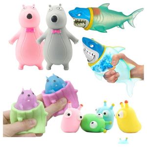 Jouet de requin magique licorne scintillant, couleurs arc-en-ciel, anti-stress, sensoriel, jeu de fidget, cadeau d'anniversaire unisexe TOYSRUNNER - Product Image 6