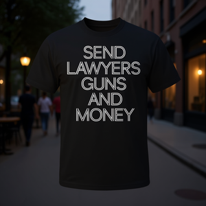 Camiseta Send Lawyers Guns And Money de manga corta con cuello redondo, camiseta promocional unisex para adultos - Product Image 3