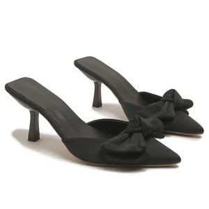 Zapatos de Mujer Estilo Romano con Tacón Puntiagudo y Color Sólido, Tendencia de Moda Verano 2025, Estilo Francés, Casuales, al por Mayor - Product Image 4