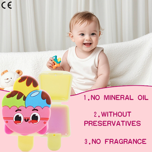 Baume à lèvres hydratant minéral bio pour enfants de marque privée 2g <span class=keywords><strong>masque</strong></span> de sommeil à la pêche aromatisé aux fruits <span class=keywords><strong>miel</strong></span> sec et imperméable - Product Image 4