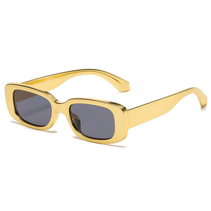 Gafas de Sol Cuadradas Pequeñas de Lujo Doradas Nuevas de 2022, Gafas de Sol Cuadradas con Recubrimiento Dorado <span class=keywords><strong>Local</strong></span> para Hombre, Gafas de Sol Cuadradas de Moda para Mujer - Product Image 3