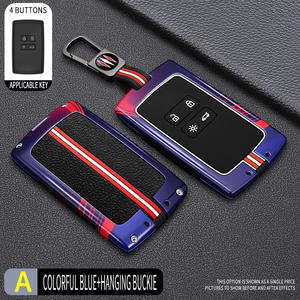 Housse de clé de voiture en alliage de zinc pour Renault Duster Captur Clio Logan Megane 1 2 3 Koleos Scenic Nema Fluence Zoe Accessoires auto - Product Image 6