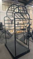 Machine d'entraînement musculaire ASJ C011, cage de musculation multifonctionnelle pour exercices de musculation, abdominaux, pectoraux et étirements des jambes