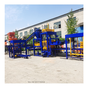 QT5-15 thủy lực tự động sản xuất gạch 220V PLC + Hộp số điều khiển cát khuôn tro bay rỗng khối dây chuyền sản xuất - Product Image 2