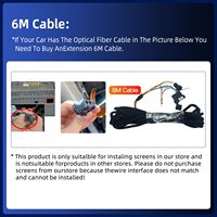 Câble d'extension pour lecteur DVD de voiture Android pour radios intégrées aux véhicules Mercedes-Benz, accessoires de voiture