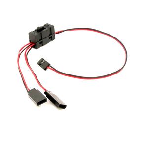 Jr. Futba חוט עופרת Jst מחבר Rc בקרת מקלט כבל מפצל Y רתמה עם סוללה מתג הפעלה כבוי - Product Image 1