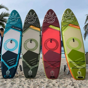 Planche de <span class=keywords><strong>paddle</strong></span> <span class=keywords><strong>gonflable</strong></span> visuelle à couleurs vives en Drop Stitch, écologique, pour escapades de week-end, stations balnéaires et pagaies détendues - Product Image 4