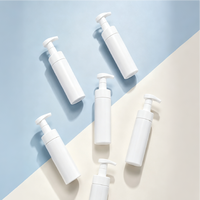 Flacon pompe moussant cosmétique rechargeable en PET blanc de 100 ml, 120 ml, 150 ml, 200 ml pour désinfectant pour les mains et nettoyant visage
