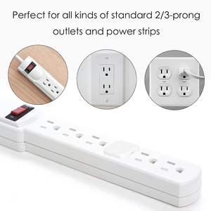 Enchufe eléctrico para bebés y niños, prevención de riesgos eléctricos potenciales, protección de enchufe de seguridad, aislamiento y seguridad no tóxica - Product Image 6