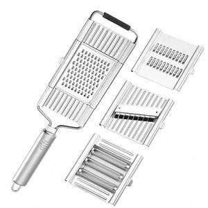 Kitchen Gadgets Multifunctional <b>Vegetable</b> <b>Cutter</b> Online Practical 4 in 1 Hand Stainless Steel <b>Vegetable</b> Chopper - Product Image 5