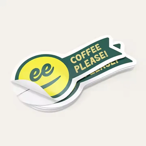 Hot selling custom shiny <strong>UV</strong> insulated cup with cartoon holographic gloss and any shape <strong>label</strong> Die cut sticker <strong>print</strong> CMYK logo - Product Image 2