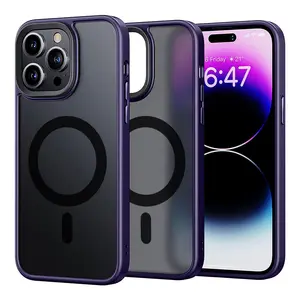 New 2-in-1 Magnetic Case Full Package Beer Matte Phone Case Suitable For IPhone 15 Series CASE PHONE