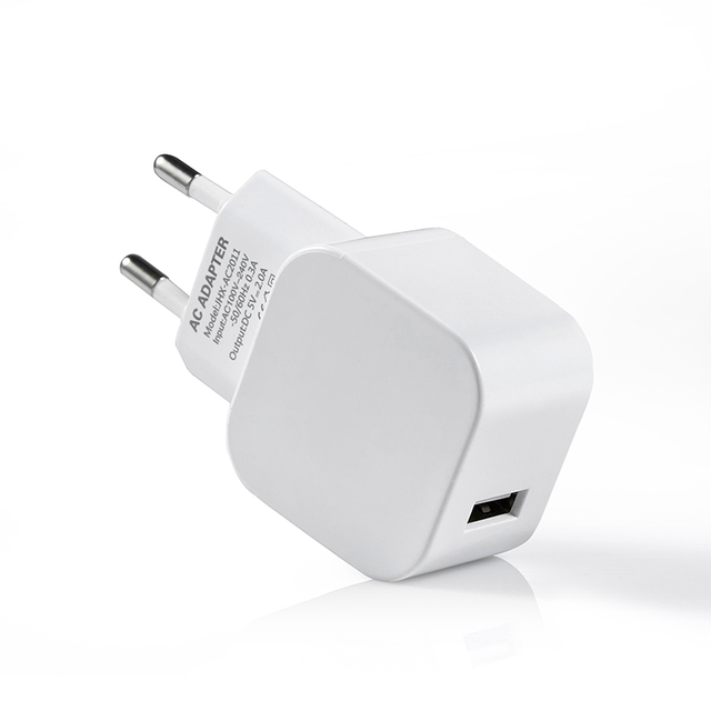 5V 1A EU Plug USB-C Power Adapter Travel USB Charger for Iphone Mobile Phone
