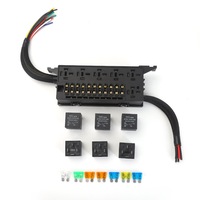 Boîtier de relais de fusibles automobile 12V WH 11 voies avec faisceau de câblage complet pour véhicules électriques (VE) et contrôle électrique