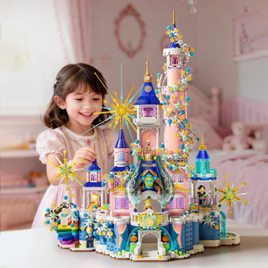 En stock usine, vente en gros : Blocs de construction Château <span class=keywords><strong>des</strong></span> Rêves pour filles, Ensemble de construction <span class=keywords><strong>Palais</strong></span> Royal, Jouet créatif pour enfants, Coffret cadeau - Product Image 2