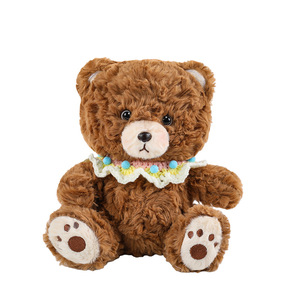 Ours en peluche violet personnalisé avec logo, ours en peluche lavande pour la Saint-Valentin, jouet en peluche doux, figurine d'ours, coussin de sommeil - Product Image 6