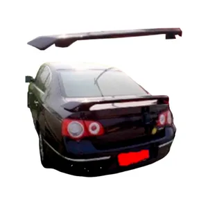 Auto Parts Abs Material Spoiler Wing Rear Spoiler With Light For VW Magotan