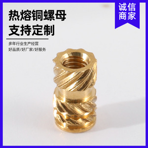 เกลียวทองเหลืองแบบเฮอร์ริงโบน 100 ตัว ขนาด M1-M16 เมตริก ผลิตตามสั่ง OEM - Product Image 3