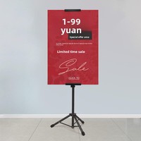 Support de ventilateur d'affichage holographique 3D LED rotatif léger, trépied en aluminium portable et détachable pour montage au sol